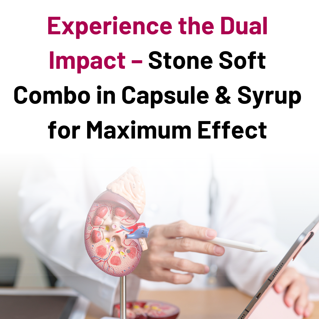 2X Faster Relief from Kidney Stones -Stonsoft Combo