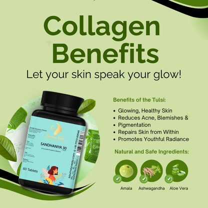 Tulsi drop collagen combo