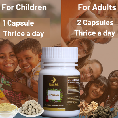 Kidney Stone - Stonsoft Capsule for both children and adults