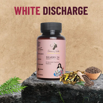 White Discharge Medicine Silvery 24